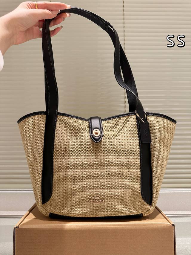 with airplane box Coach tote bag The shopping basket can be carried by hand or