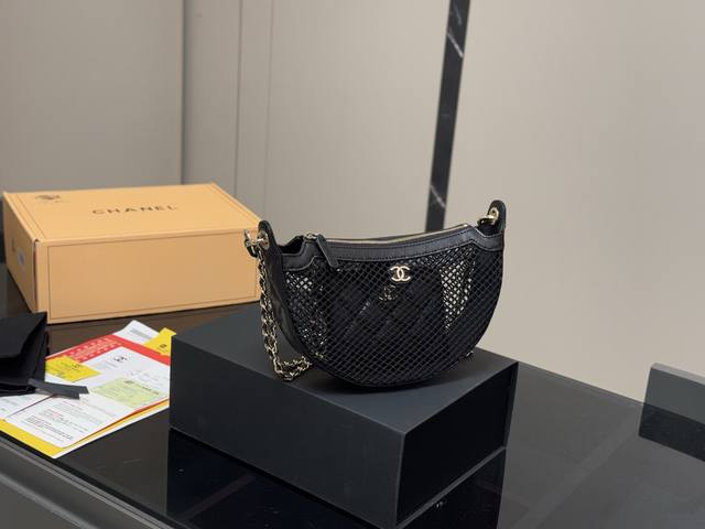 with double box Chanel 25 Ss new popular fishnet bag very chic small bag DDD