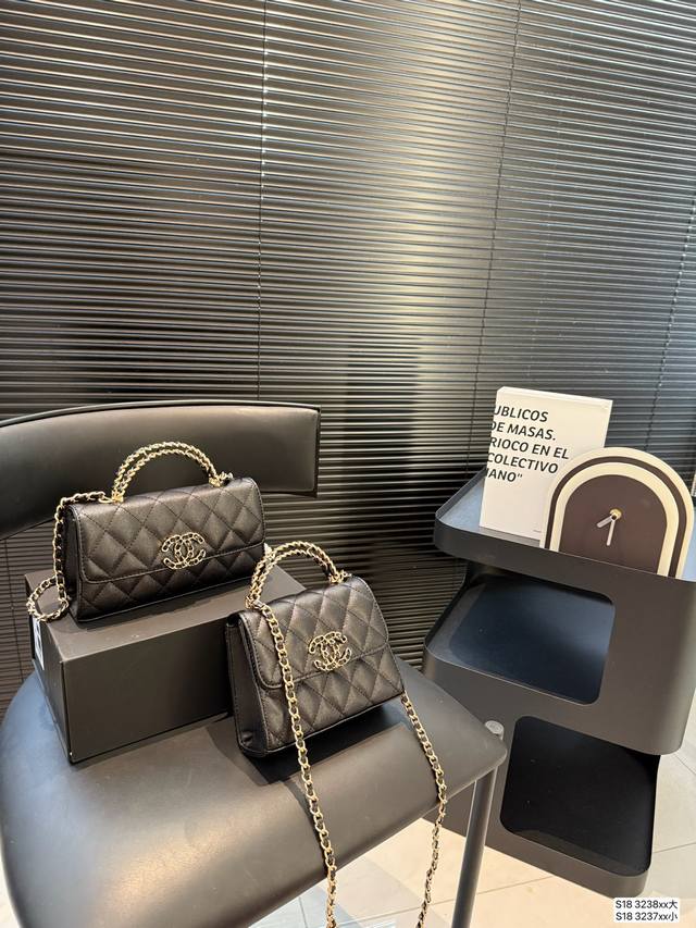 with folding box Chanel Kelly handbag chain bag always shows the most beautiful