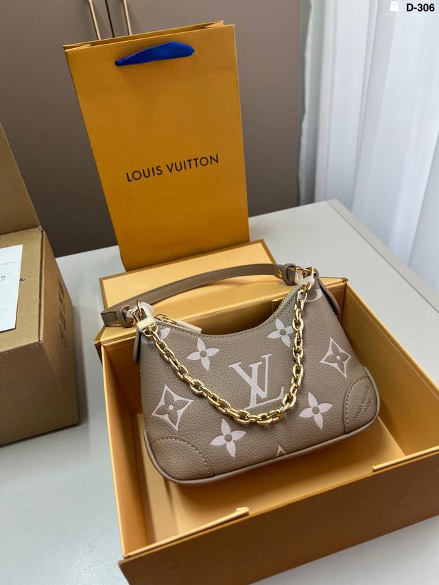 Chip version Lv mini croissant bag Vintage classic shoulder bag One shoulder cro