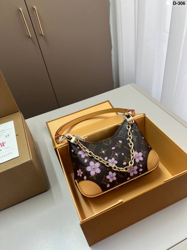 chip version Lv mini croissant bag Vintage classic shoulder bag One shoulder cr