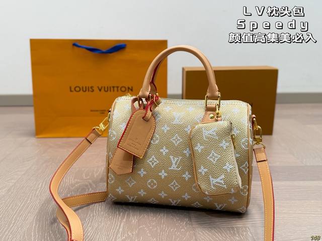 Lvspeedy pillow bag Unique artistic atmosphere High value Jimei must buy Size 25
