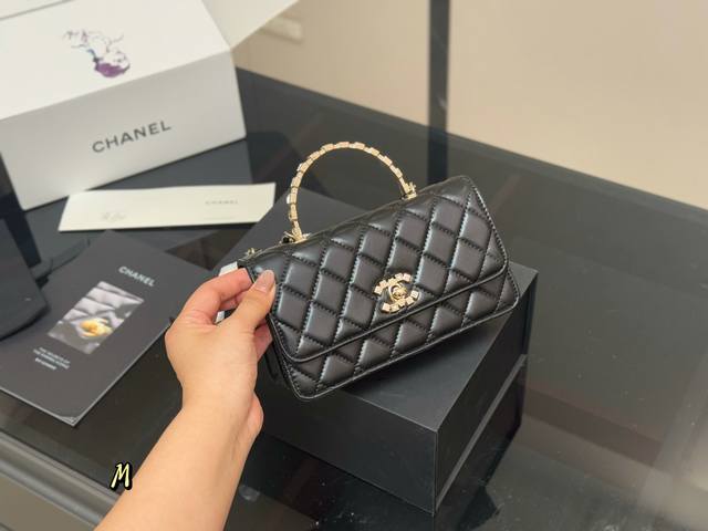 with folding box airplane box Size: 19*11Cm Chanel Fortune Bag New handle The m
