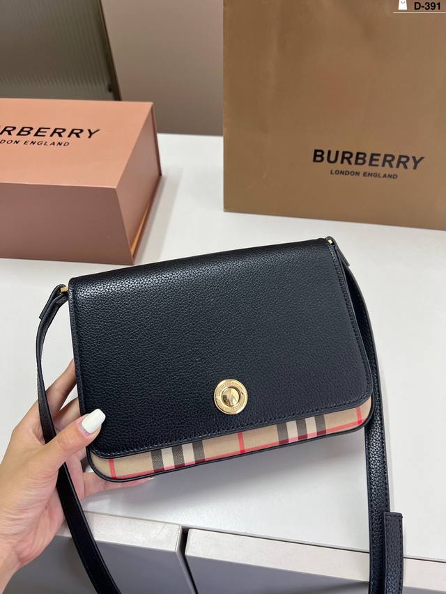 Burberry Check Messenger Bag The exquisite crossbody bag can be carried on one s