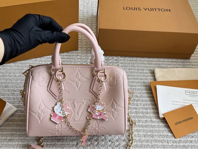 New style with box Size: 20*14Cm L home Ss23 Speedy 20 Let's feel the joy of pi