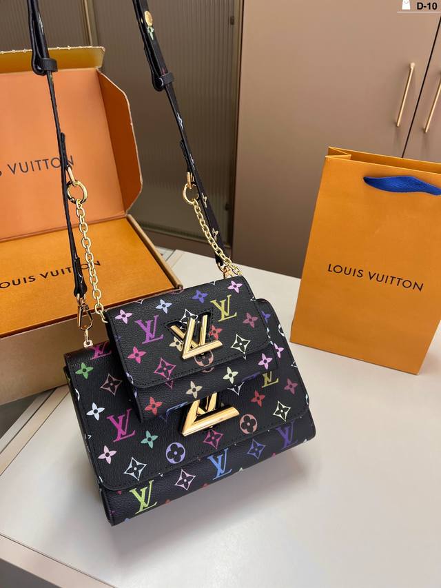 Lv Twist chain bag Retro and elegant, timeless classic Formal and casual, stress