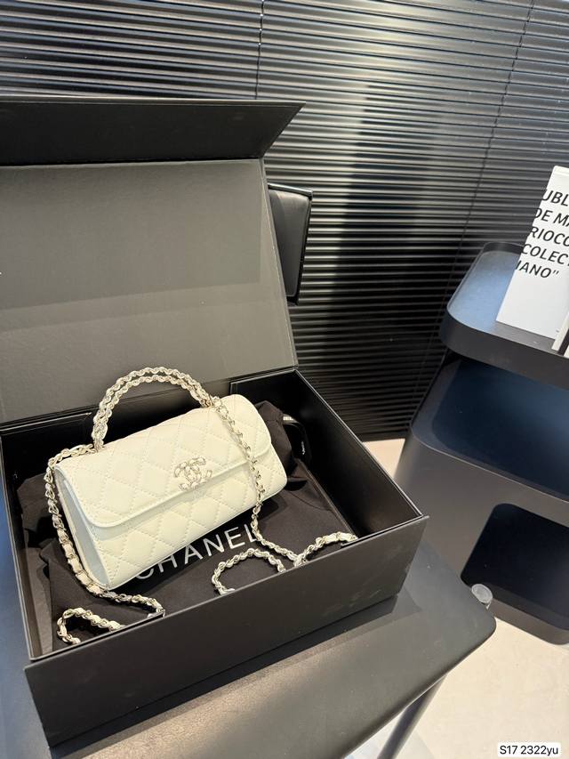 with folding box new Chanel hand chain bag classic timeless Chanel crossbody ba