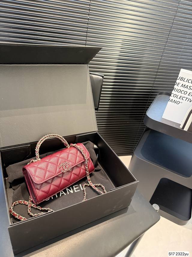 with folding box new Chanel hand chain bag classic timeless Chanel crossbody ba