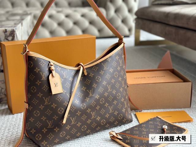Large Louis Vuitton Lv Carryall new commuter bag, good-looking and practical #·