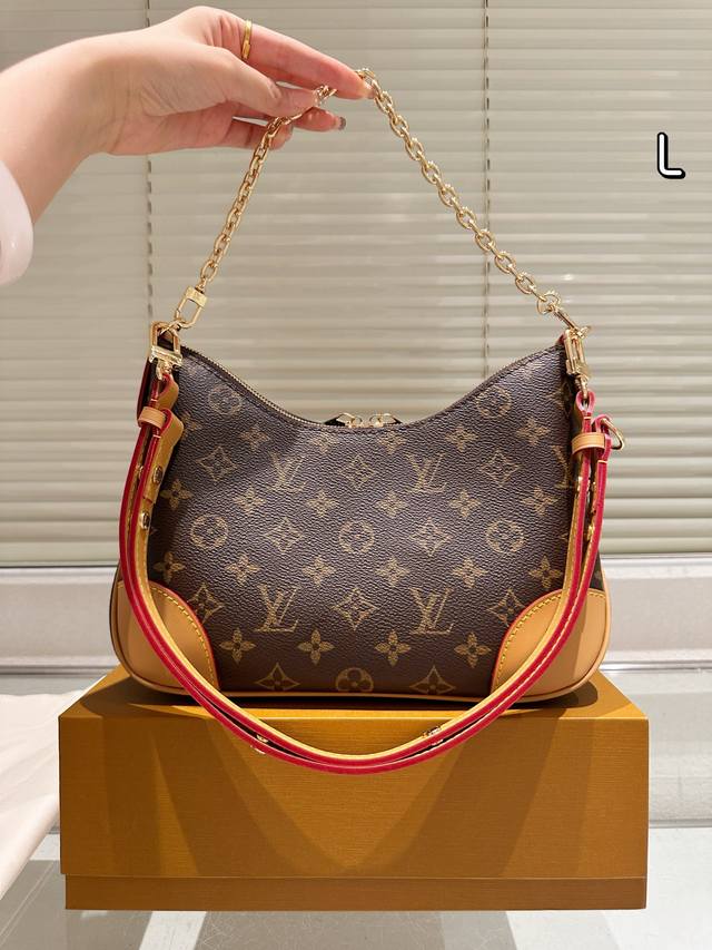 Lv Boulogne messenger bag croissant bag The new Boulogne Size is smaller than be