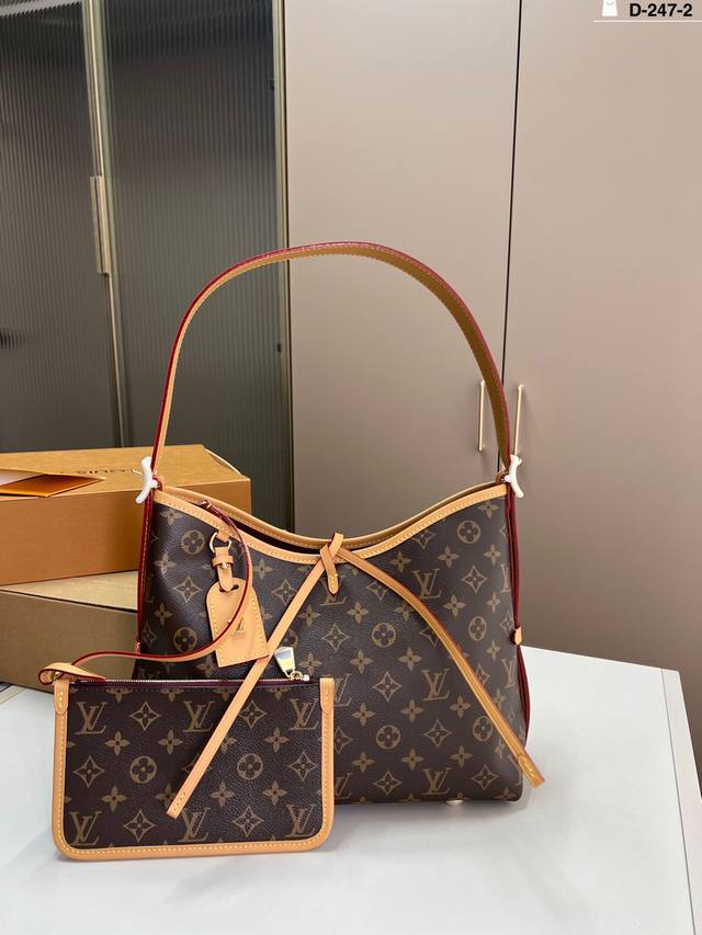 chip version Lv Carryall shopping bag New shopping bag on the back instantly tu