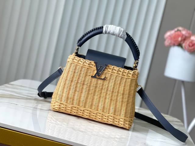 Factory Price P Premium Dynamic Chip M14366 M48865 Dark Blue Woven Print Basket