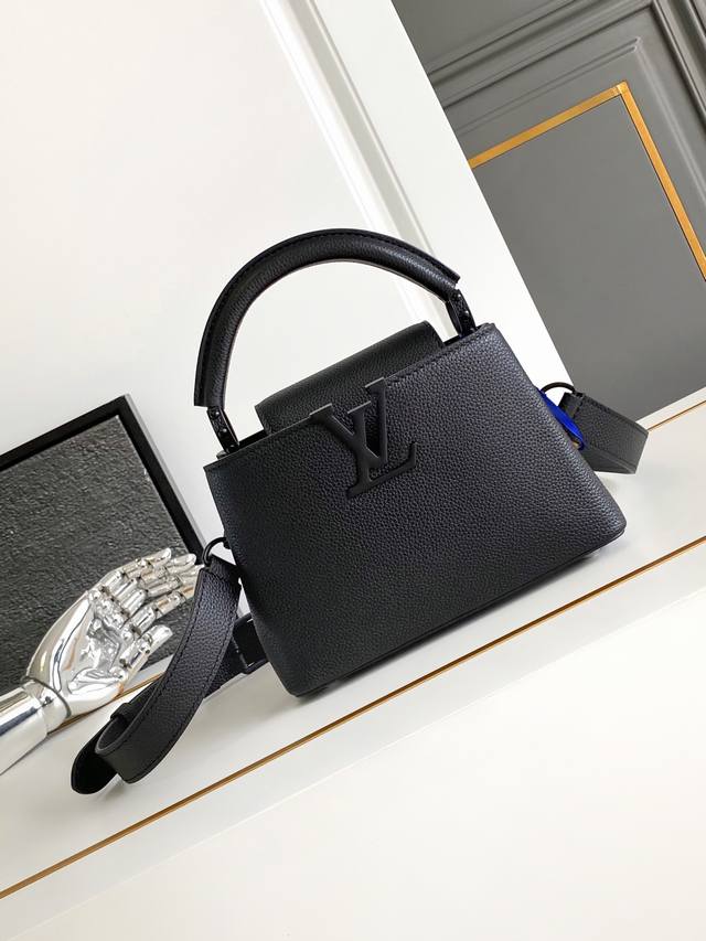 Premium Original M25256 Black Dynamic Chip Edition Leather is Italian A-grade le