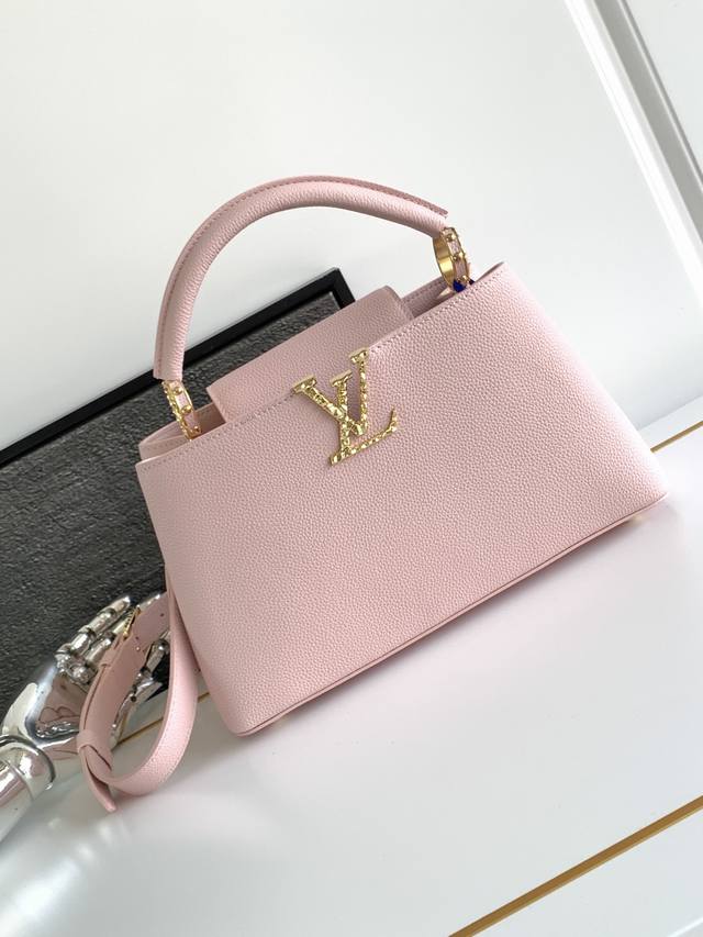 Premium Original M24672 Pink Dynamic Chip Edition Leather is Italian A-grade lea