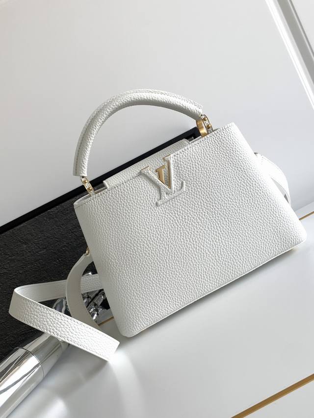 Premium Original M24728 White Dynamic Chip Edition Leather is Italian A-grade le