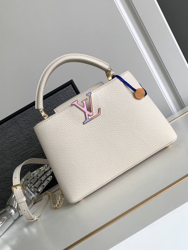 Premium Original M23083 White Dynamic Chip Edition Leather is Italian A-grade le