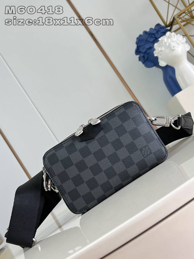 Top-quality original M60418 Alpha Wearable handbag combines Monogram Eclipse coa