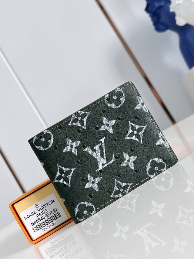 Top-grade original single-brand real shot M85943 Ostrich pattern Multiple wallet