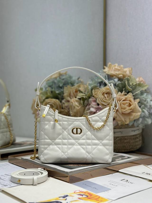 Miss Caro Dior Love Mini Chain Handbag White. A new addition to the Fall/Winter