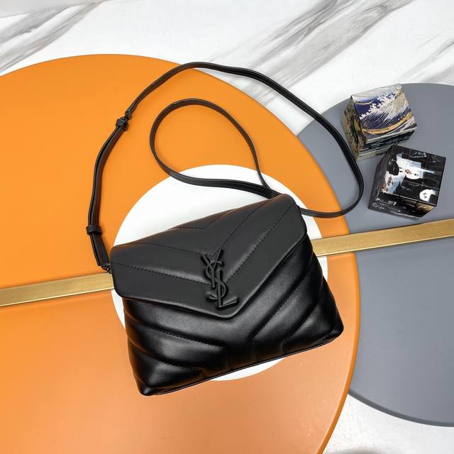 The original black and black buckle P Loulou mini crossbody bag is here! The ent
