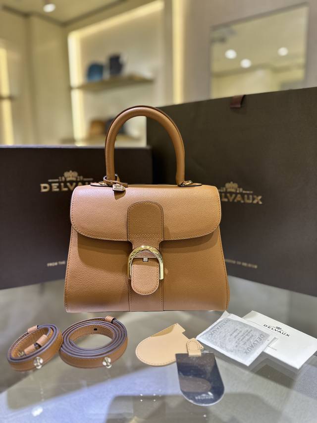 Delvau Caramel's new PM Brillant PM bag, crafted from Rod
