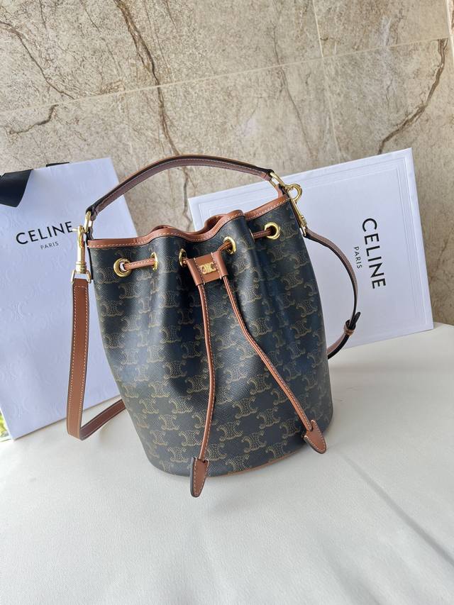 New arrival! Ce's popular drawstring bucket bag! Ce24's new small bucket, the Cl