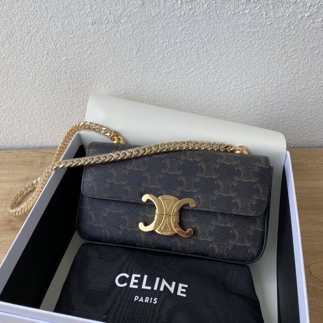 Top-grade original Celine Spring/Summer series new short chain armpit bag, the o