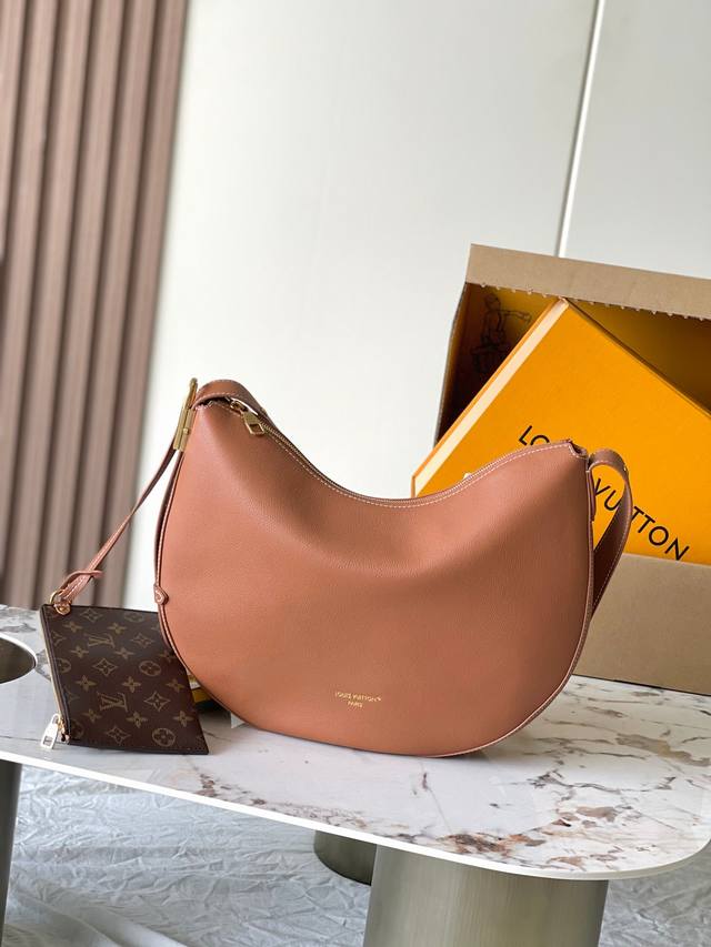 Premium Mb Original Leather Low Key Cookie Medium Handbag Model: M14642 Brown 16
