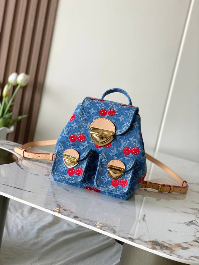 M13679 Blue Cherry Embroidery, Premium Original, Enhanced Semi-Steel Hardware 16
