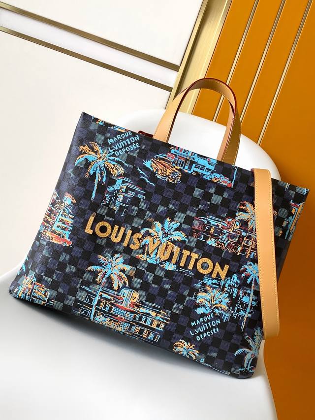 N00192 Large Check N00218 Coconut Tree M13928 Full Leather Premium Original Sing