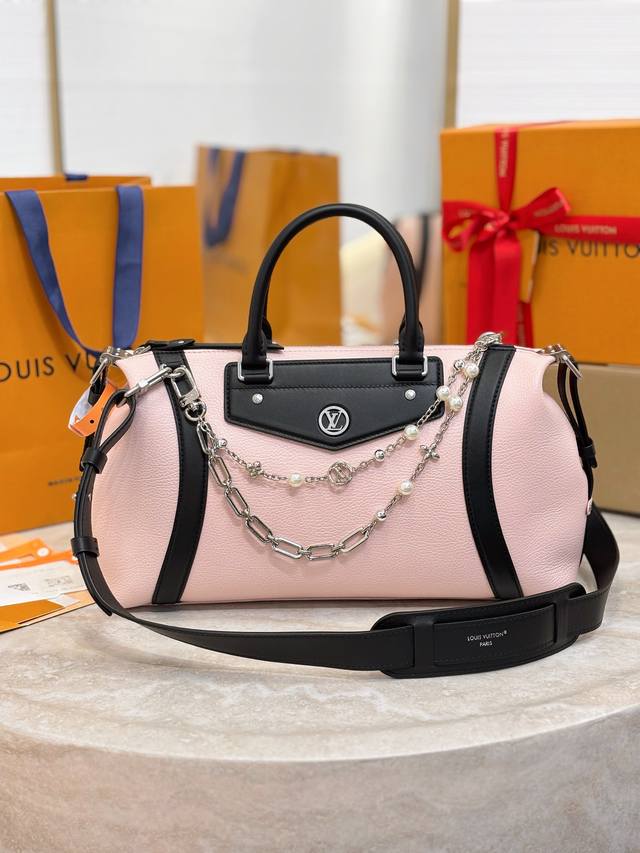 Premium Original Biker Medium Handbag M 0 Pink This L*Biker Medium Handbag made