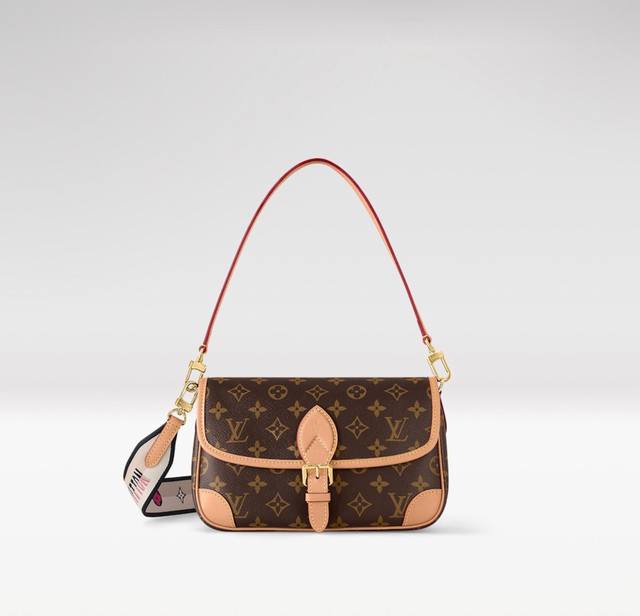 Chip Code: M45985 (Black) M46049 (Rose Red) The Diane handbag, a premium origina
