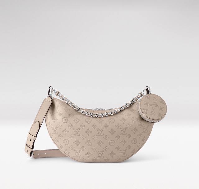 M22822 Black M22823 Gray Premium Original Baia Medium Handbag, featuring the dra