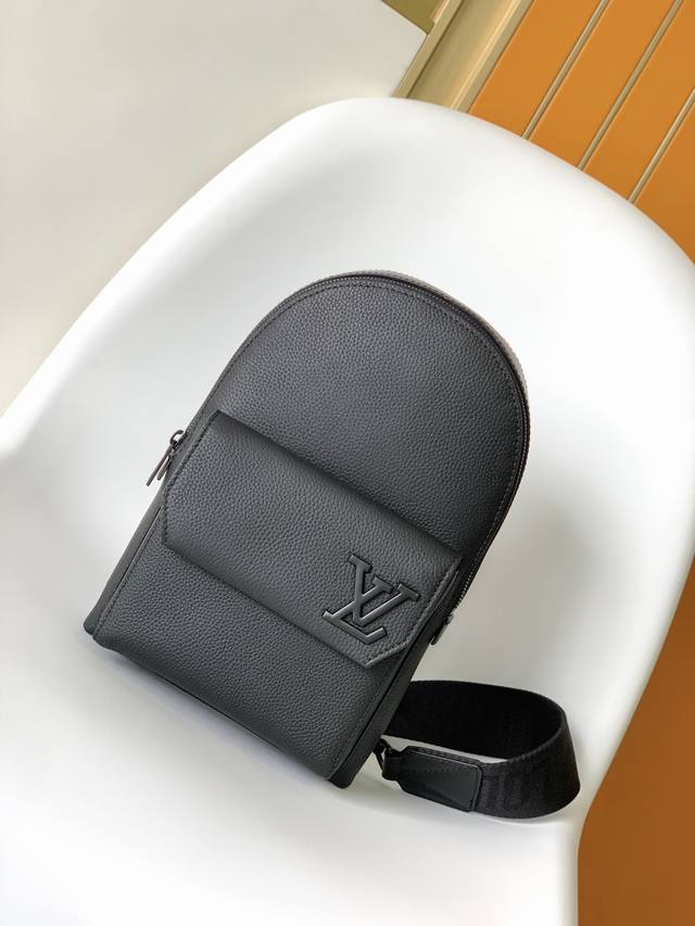 Backpack, this stylish bag features sleek lines, a front flap, and signature LV