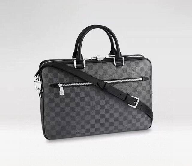 Premium Original N50200 Porte Documents Briefcase from the Heiger Collection. Th