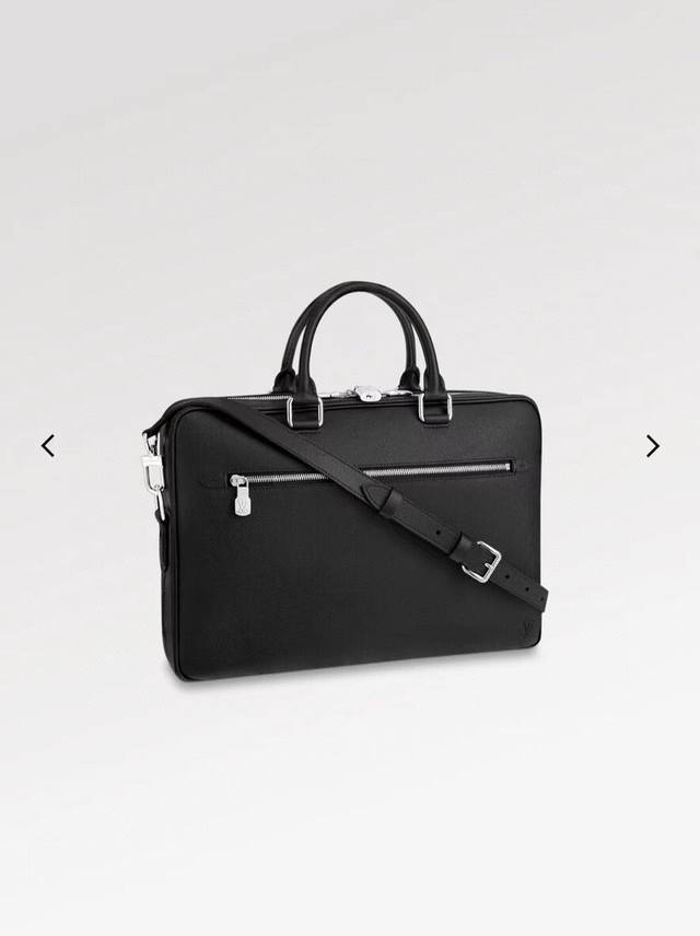Premium Original M33441 This Porte Documents briefcase is crafted from Taiga lea
