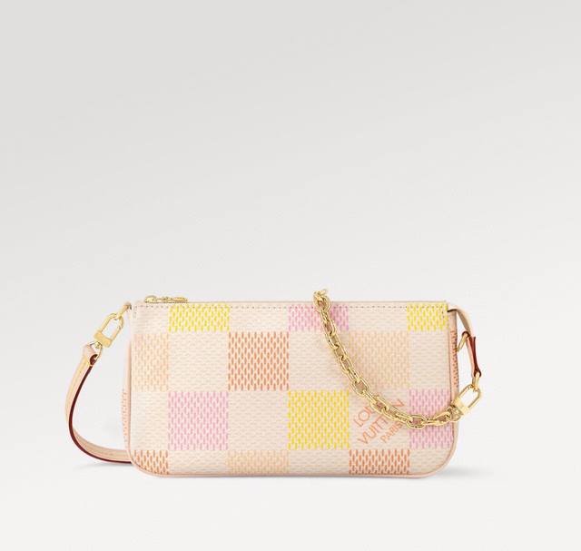 N40642 This premium Pochette Accessoires handbag is from the Damierlicious colle