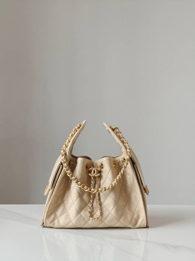 Authentic brand new arrival Early Spring Hippie Shopping Bag Small Light Apricot