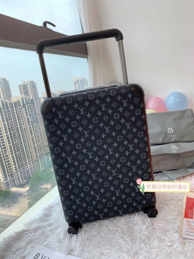 LV Luggage Luggage. This high-end Louis Vuitton trolley case features a color-ch