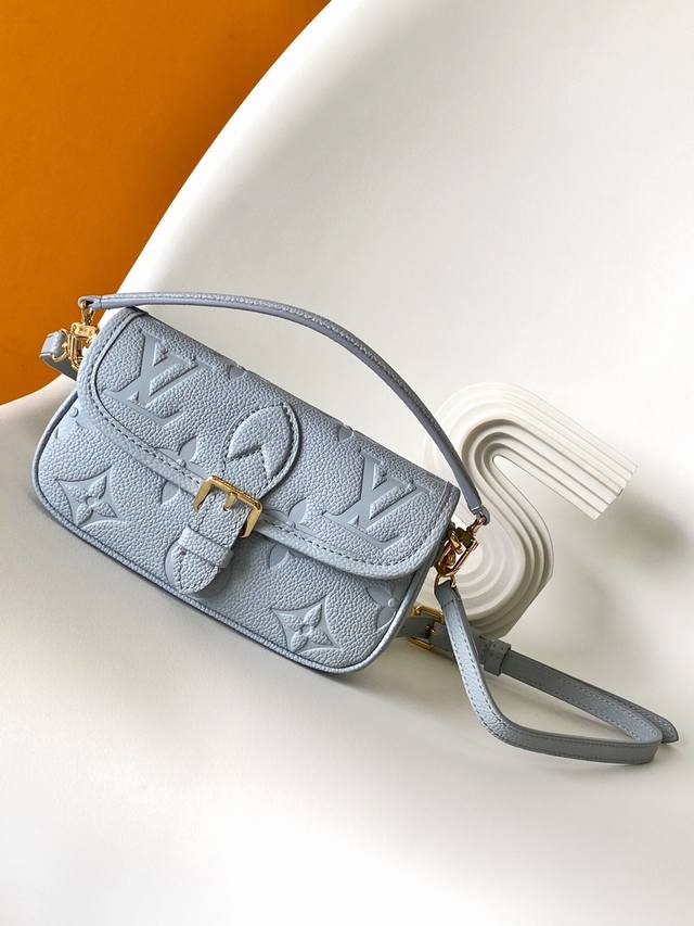 M83300 Apricot M83566 Pink M83592 Blue Premium Original Nano Diane Bag embodies