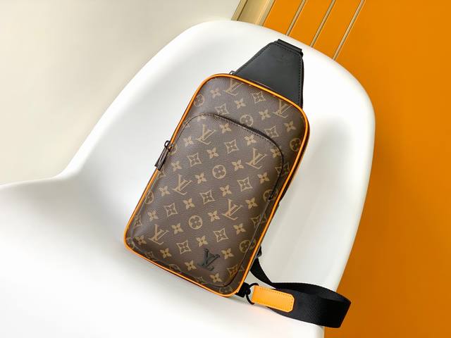 the new, premium Avenue shoulder bag, crafted from Monogram Macassar canvas and