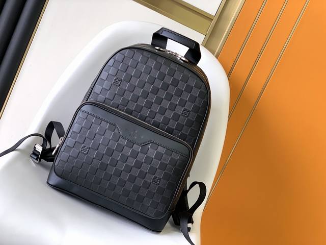 N40094 Campus Backpack. This Campus backpack features Damier Infini cowhide with