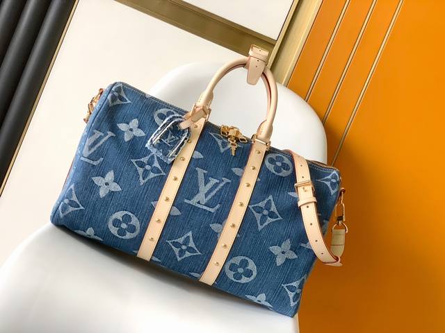 Chip Changeable Top-of-the-Line Original M24315 Keepall 50 Travel Bag with Shoul