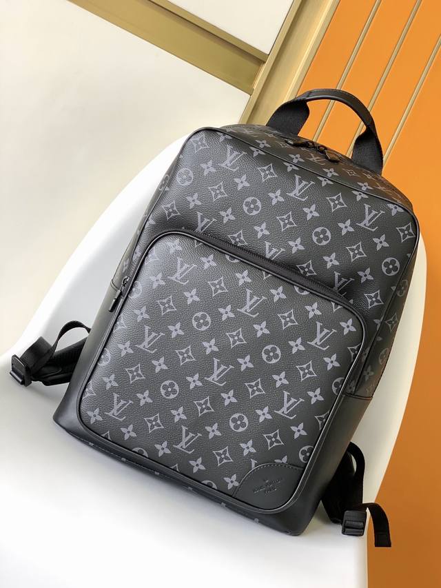 top-of-the-line original M45335 Dean backpack in black floral and black checkere