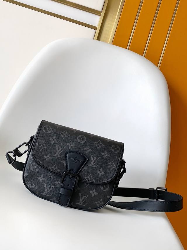 Top-grade original M12519 M47060 Black Flower This Montsouris Small Messenger Ba