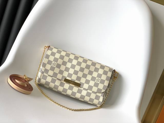 dynamic chip with box, top-grade original M40718 monogram N41275 white check N41