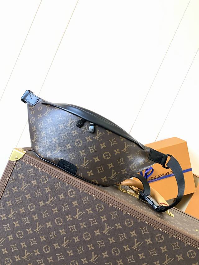 M44336 Monogram-print, top-grade, original, variable-code chip Discovery waist b