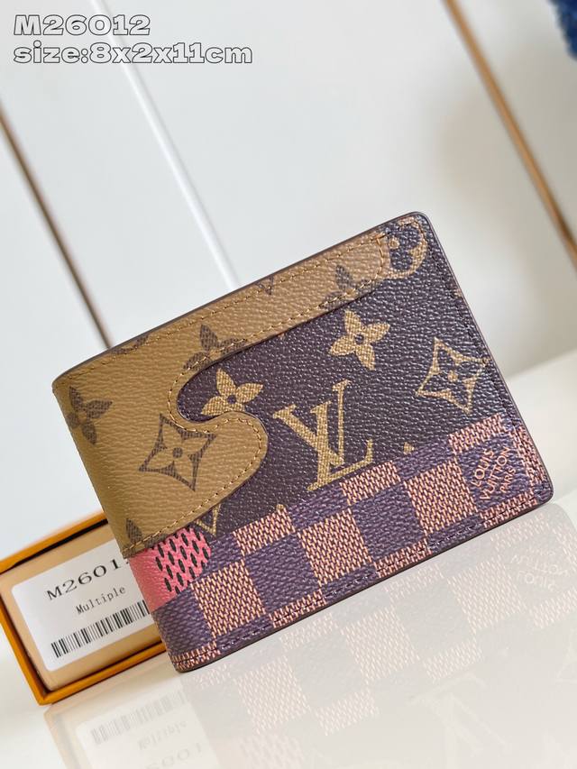 Factory Price P Top-grade Original M26012 This Slender wallet is made of Monogra