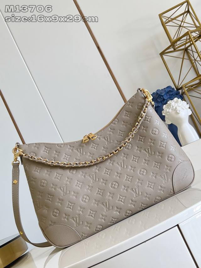 Factory Price P Premium Original M13706 Gray M25854 This Boulogne Small Handbag