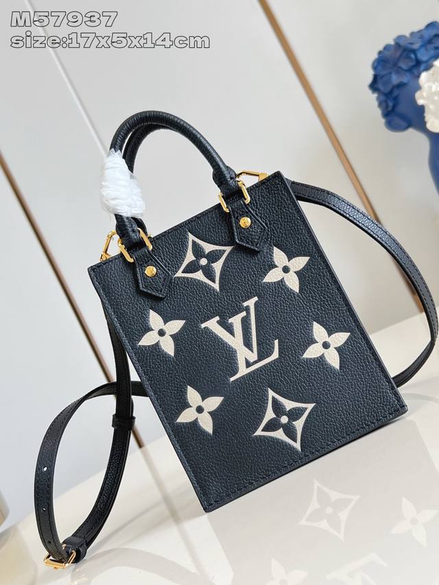 Factory Price P Premium Original M57937 Black Silkscreen Petit Sac Plat Handbag